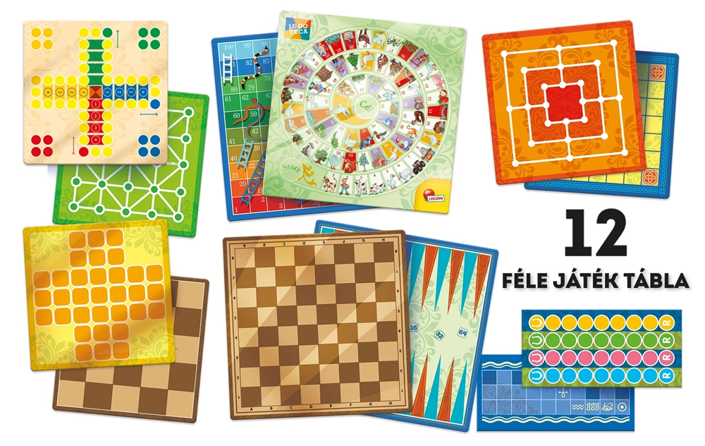 Ludoteca klasszikus játékok több, mint 60 féle - társasjáték gyűjtemény