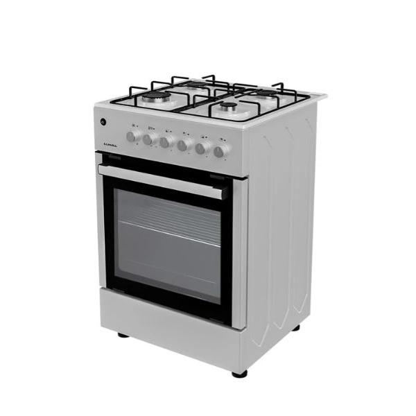 Luxell 663S-40FW fehér, szabadonálló, gáz, kombinált, főzőzóna: 4, tűzhely