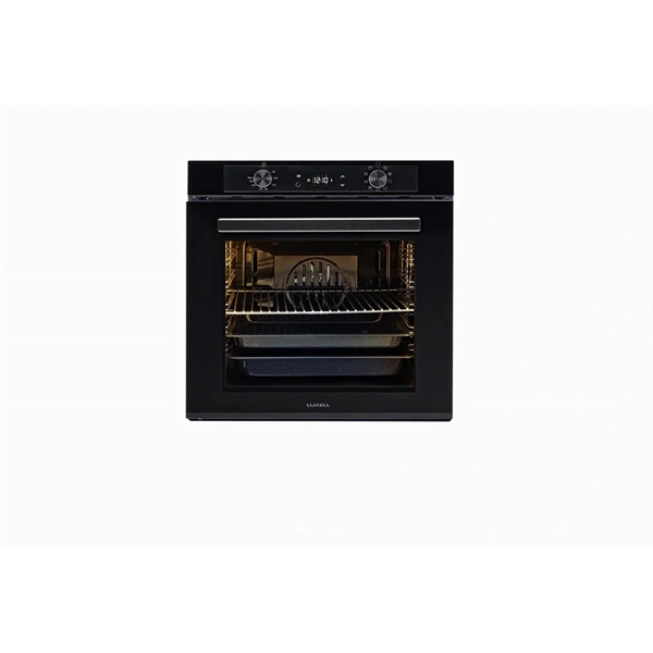 Luxell A68-SGF3 DDT fekete, beépíthető, sütőtér: 77L, légkeverés, pirolitikus, sütő