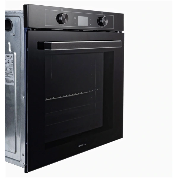 Luxell A68-SGF3 DDT fekete, beépíthető, sütőtér: 77L, légkeverés, pirolitikus, sütő
