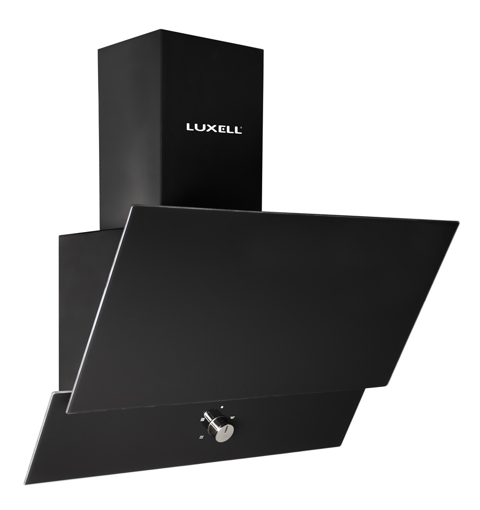 Luxell DA6-830 fekete, szabadonálló, döntött, méret:60 cm, zajszint:56 dB, páraelszívó