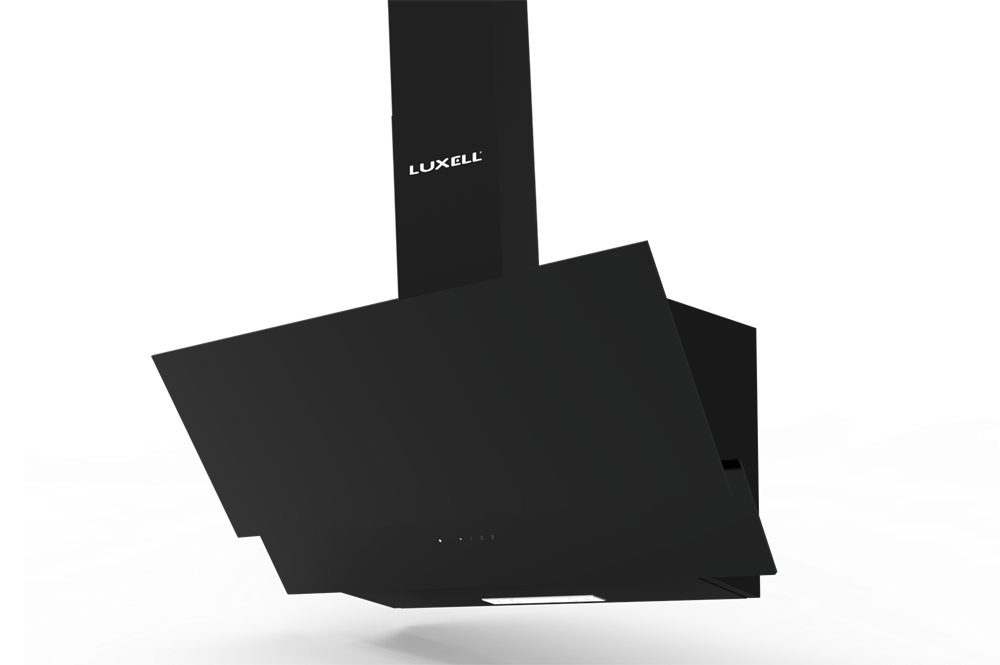 Luxell DA9-835 fekete, szabadonálló, döntött, méret:60 cm, zajszint:60 dB, páraelszívó