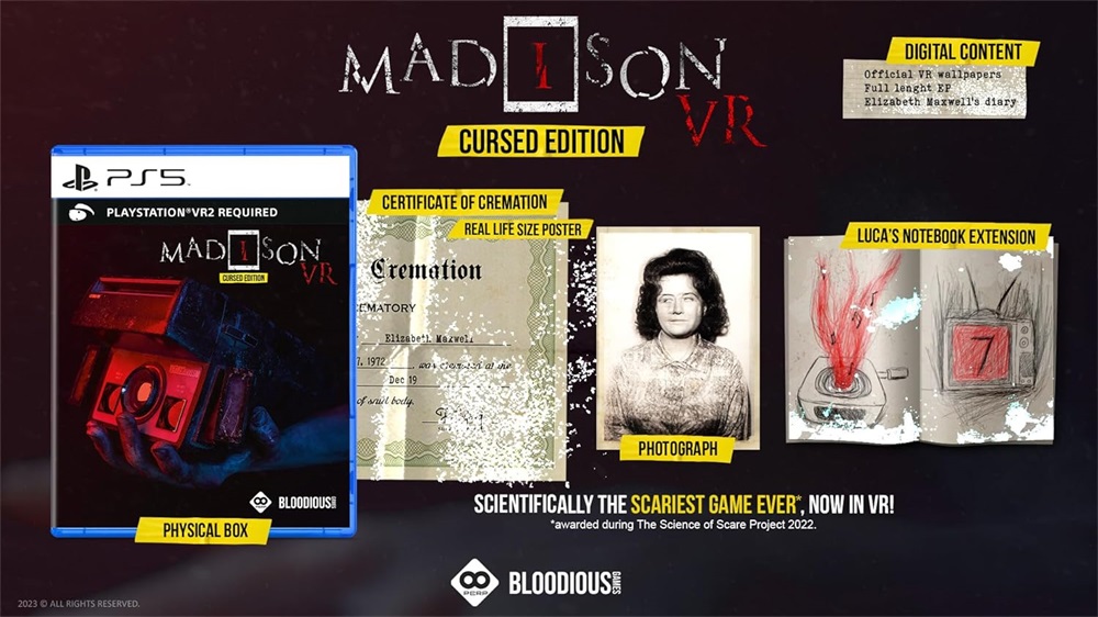 MADiSON VR Cursed Edition VR2 PS5 játékszoftver