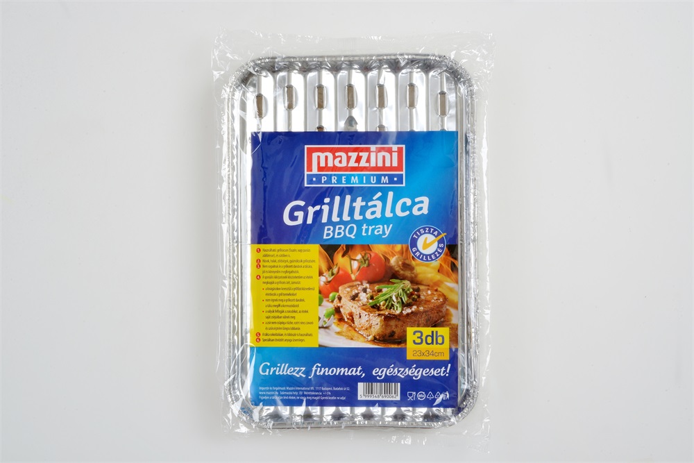 MAZZINI 101430 34x23cm 3db grilltálca