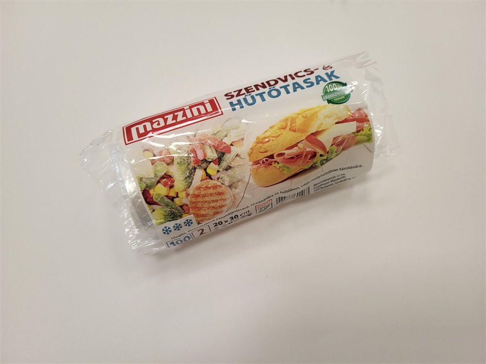 MAZZINI Szendvics és Hűtőtasak 2L  (20x30cm) 100db/roll
