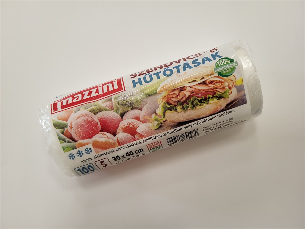 MAZZINI Szendvics és Hűtőtasak 5L (30x40cm) 100db/roll