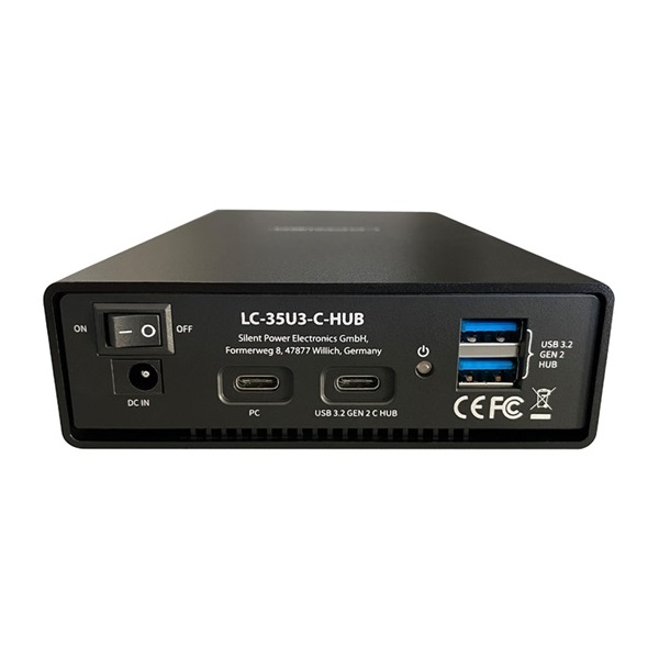 MBR LC Power Külső 3,5" LC-35U3-C-HUB