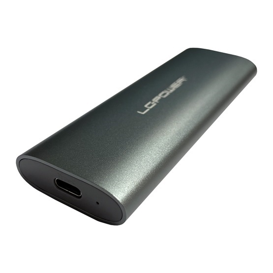 MBR LC Power Külső ház - USB 3.2 Type-C - NVMe vagy SATA M.2 - LC-M2-C-MULTI-2