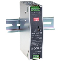 MEAN WELL DDR-120A-12 12VDC 8,3A 100W 4kV-ig szigetelt 1 kimenetű DC/DC konverter