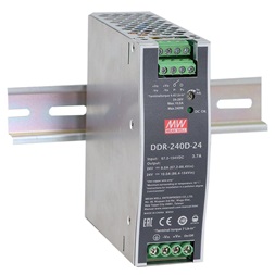 MEAN WELL DDR-240C-24 24VDC 10A 240W 4kV-ig szigetelt 1 kimenetű DC/DC konverter