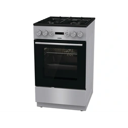 MORA K4255C1S szürke, szabadonálló, gáz, kombinált, főzőzóna: 4, sütő:70L, grill, tűzhely (Újszerű)