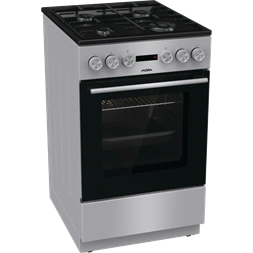 MORA K4255C1S szürke, szabadonálló, gáz, kombinált, főzőzóna: 4, sütő:70L, grill, tűzhely (Újszerű)