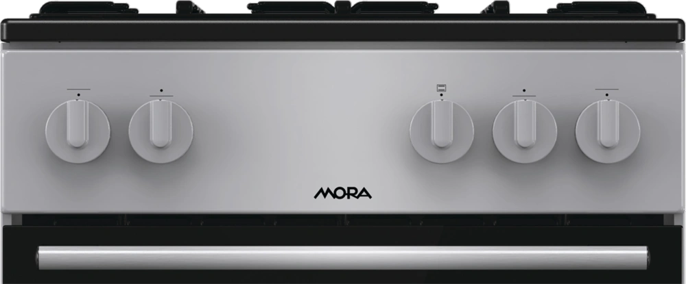 MORA K4255C1S szürke, szabadonálló, gáz, kombinált, főzőzóna: 4, sütő:70L, grill, tűzhely (Újszerű)