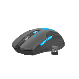 MOU Fury Stalker Vezeték nélküli gamer optikai egér - fekete/kék
