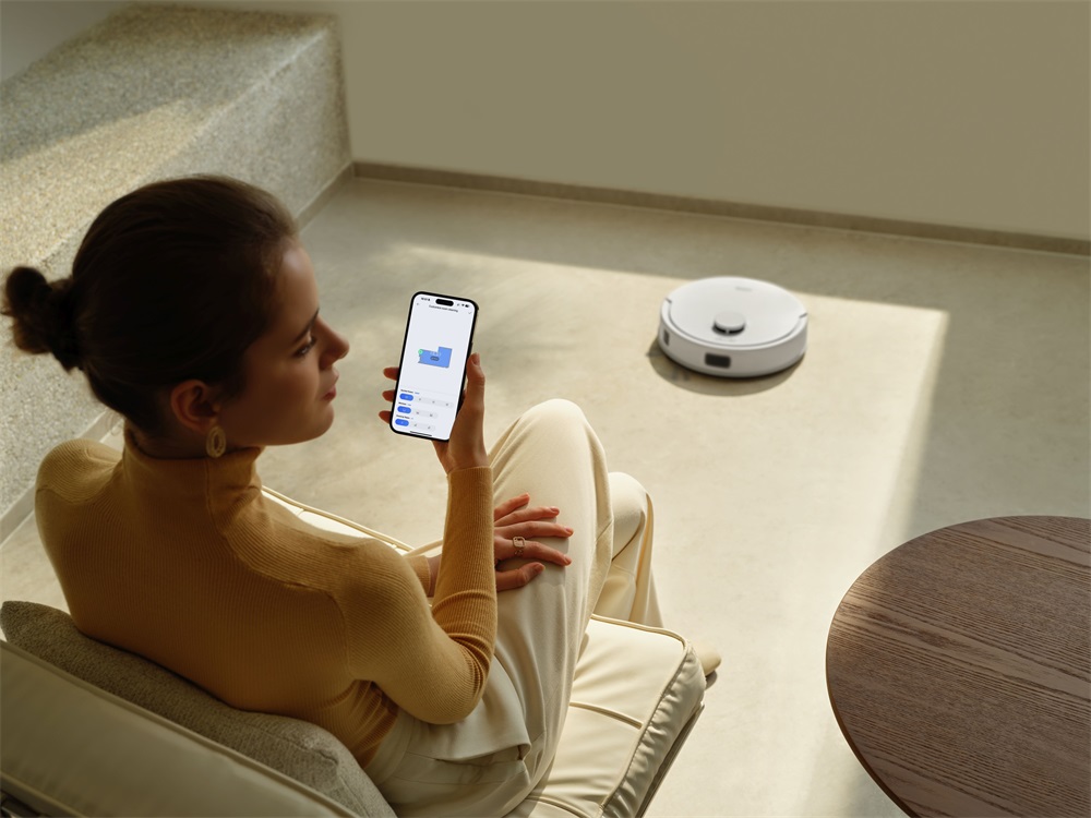 MOVA RLE22GD-WH E20 Plus fehér robotporszívó