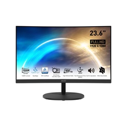 MSI 23,6" PRO MP2412C FHD VA 100Hz HDMI/DP fekete ívelt Business monitor (Újracsomagolt)