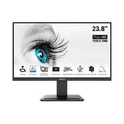 MSI 23,8" PRO MP2412 FHD VA 100Hz HDMI/DP fekete Business monitor