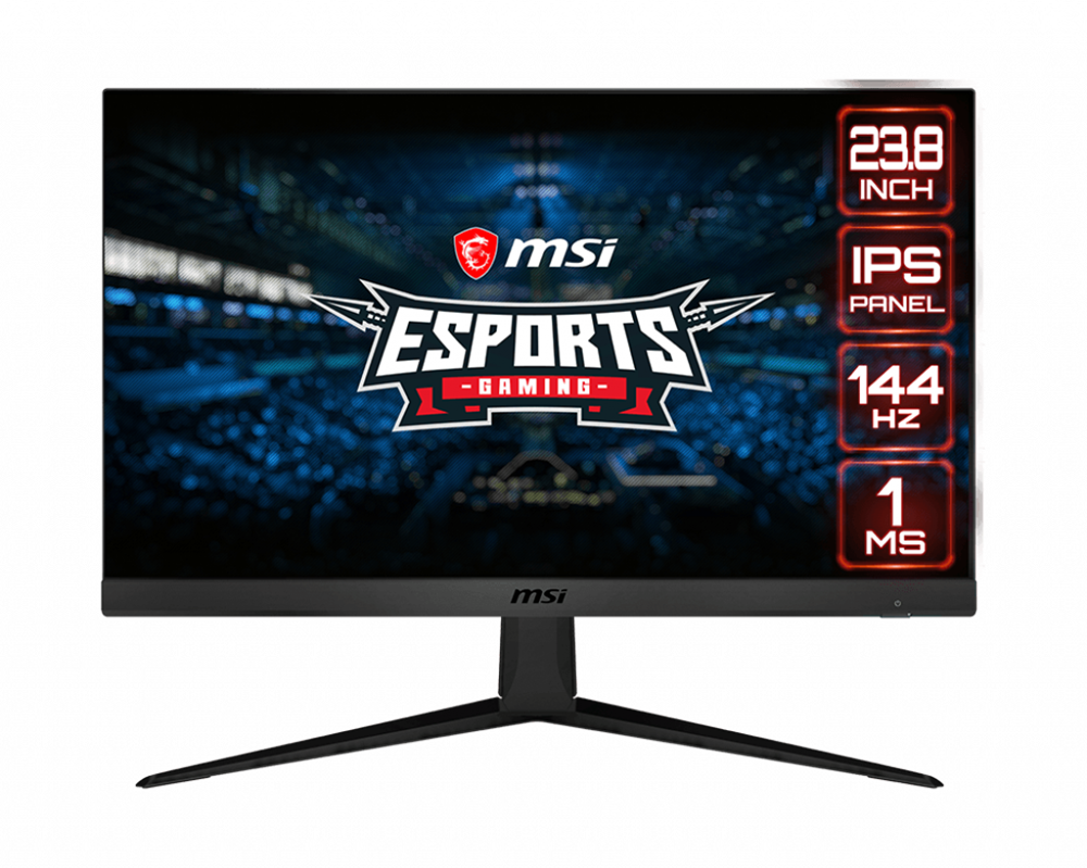 MSI 24" Optix G241 FHD IPS 144Hz DP/HDMI Esport gamer monitor