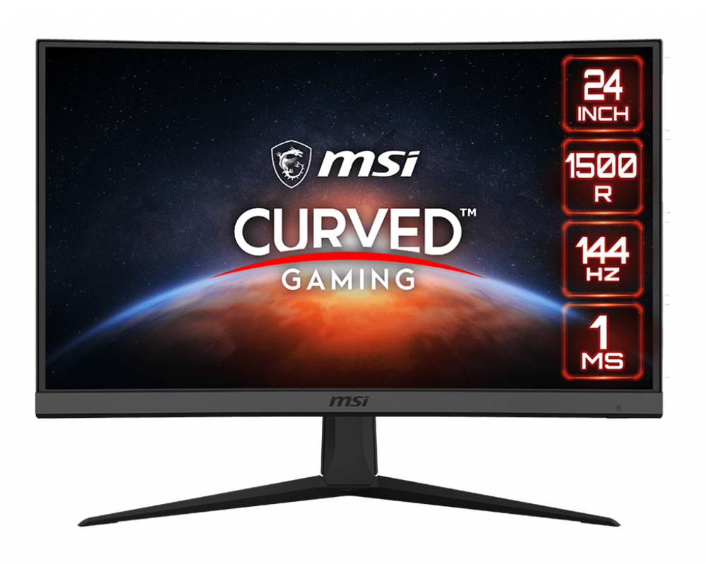 MSI 24" Optix G24C6 FHD VA 144Hz DP/HDMI ívelt gamer monitor