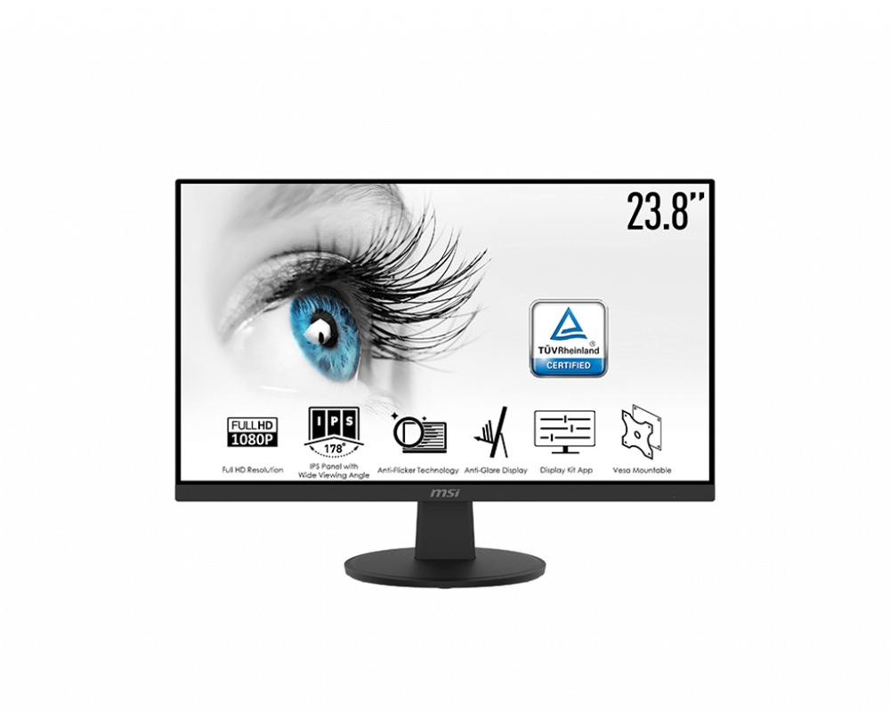 MSI 24" PRO MP242V FHD IPS HDMI/VGA monitor