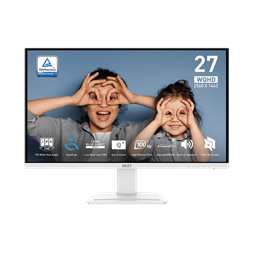 MSI 27" Business PRO MP273QW E2 QHD IPS 100Hz HDMI/DP fehér monitor