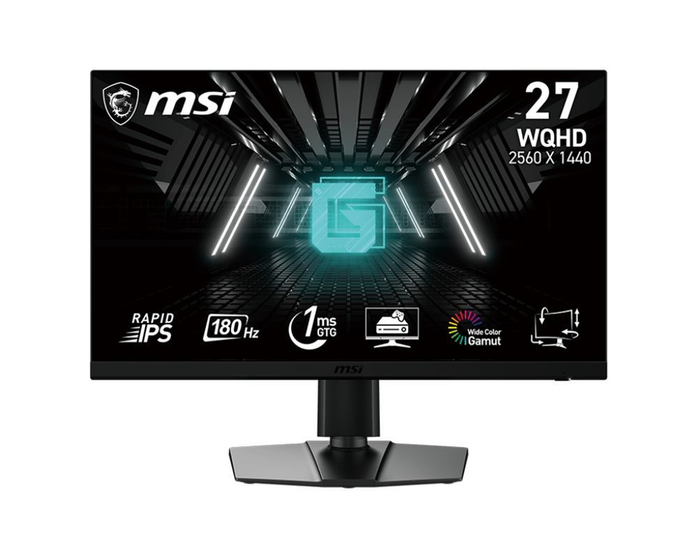 MSI 27" G272QPF E2 Rapid WQHD IPS 180Hz DP/HDMI LED gamer monitor
