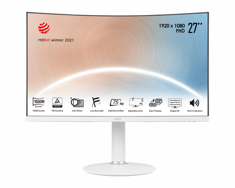MSI 27" Modern MD271CPW FHD VA HDMI monitor