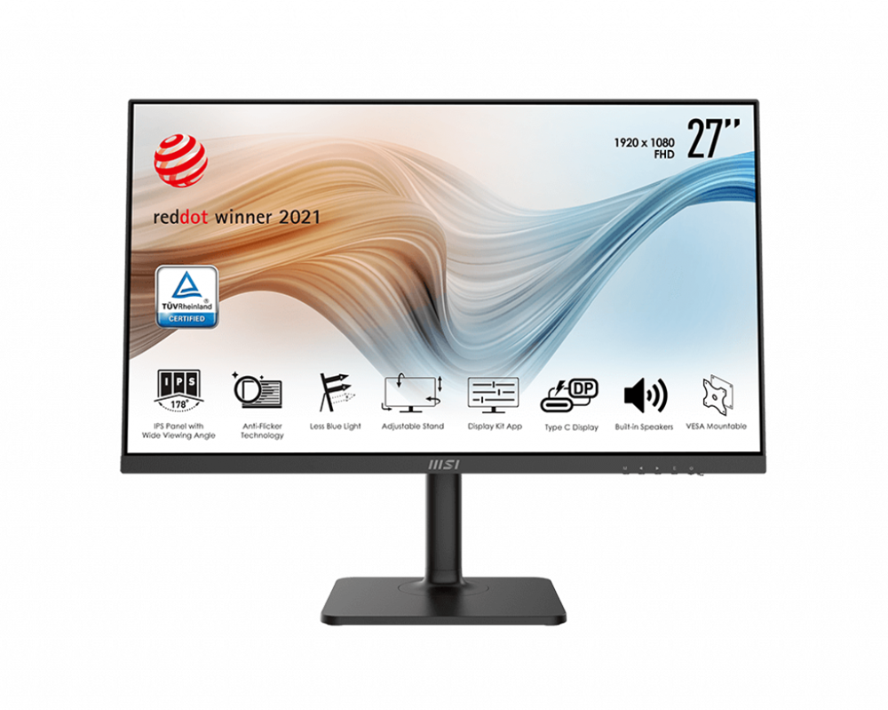 MSI 27" Modern MD271P FHD IPS HDMI monitor