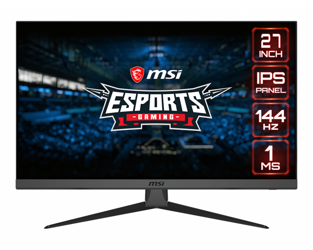MSI 27" Optix G272 FHD IPS 144Hz DP/HDMI Esport gamer monitor