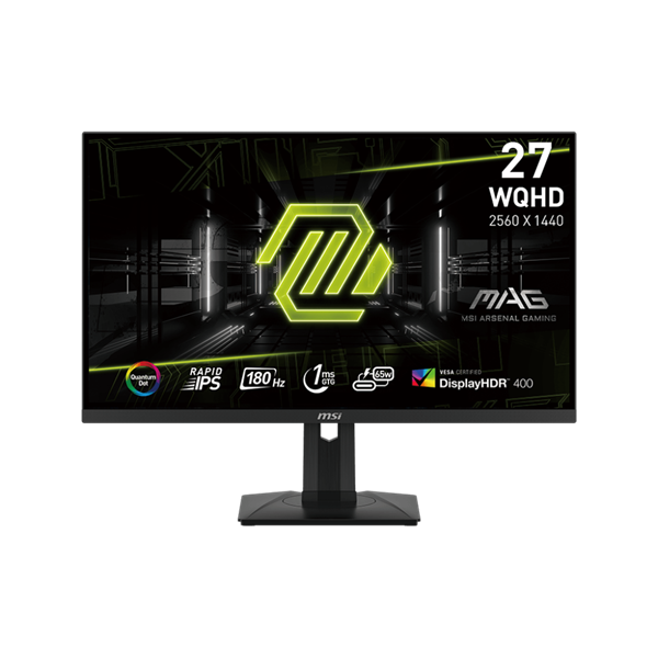 MSI 27" Optix MAG274QRF QD E2 WQHD IPS 180Hz DP/HDMI/USB Esport gamer monitor