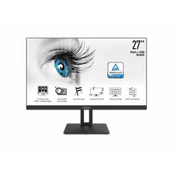 MSI 27" PRO MP271QP WQHD IPS DP/HDMI monitor