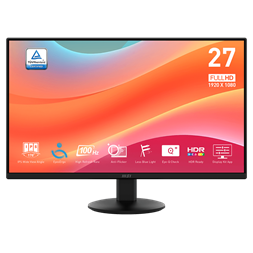 MSI 27" PRO MP272L FHD IPS 100Hz HDMI/DP fekete monitor (Újracsomagolt)