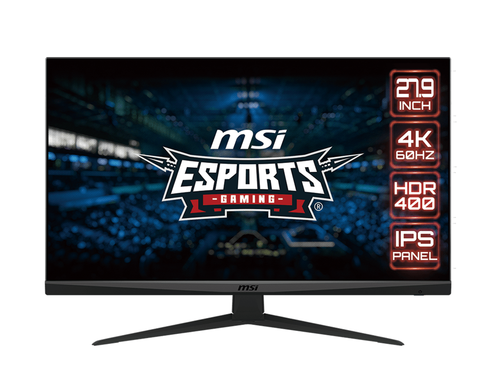 MSI 28" Optix G281UV 4K UHD IPS DP/HDMI Esport gamer monitor