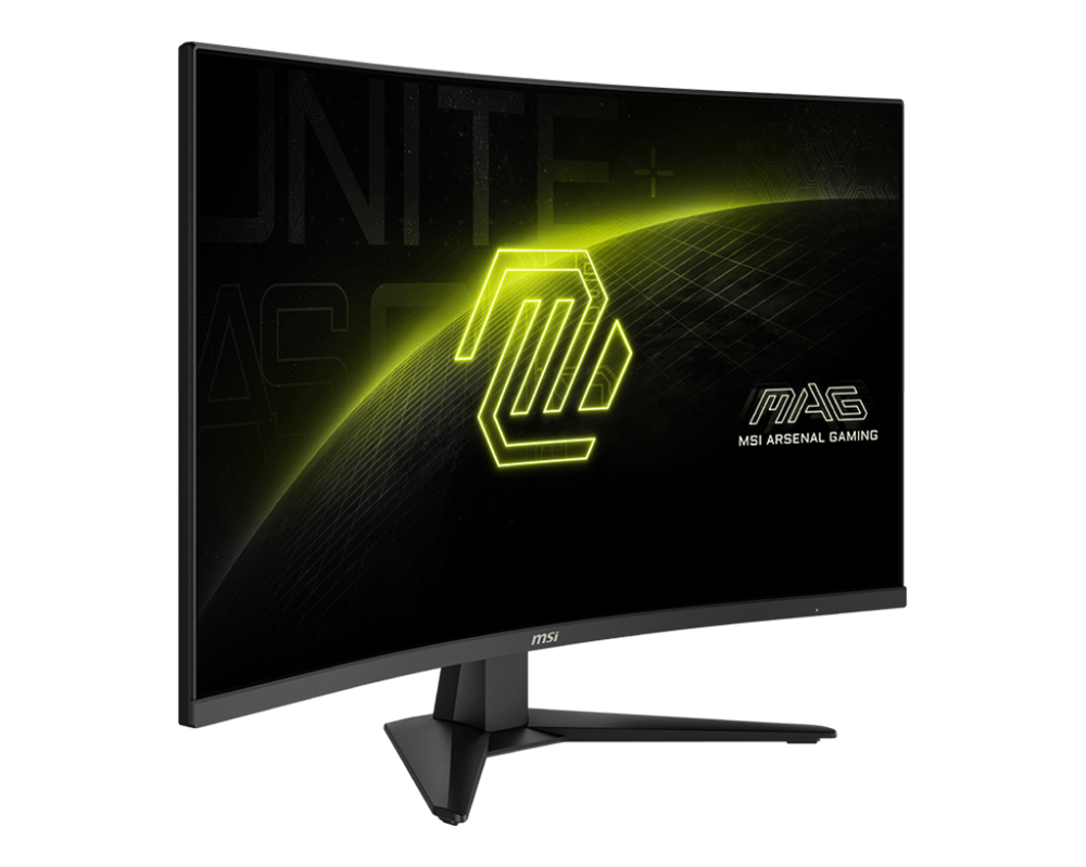 MSI 31,5" MAG 325CQF QHD RapidVA 180Hz DP/HDMI/USB-C ívelt gamer monitor