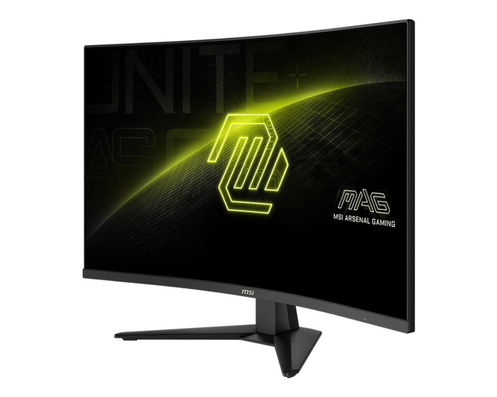 MSI 31,5" MAG 325CQF QHD RapidVA 180Hz DP/HDMI/USB-C ívelt gamer monitor
