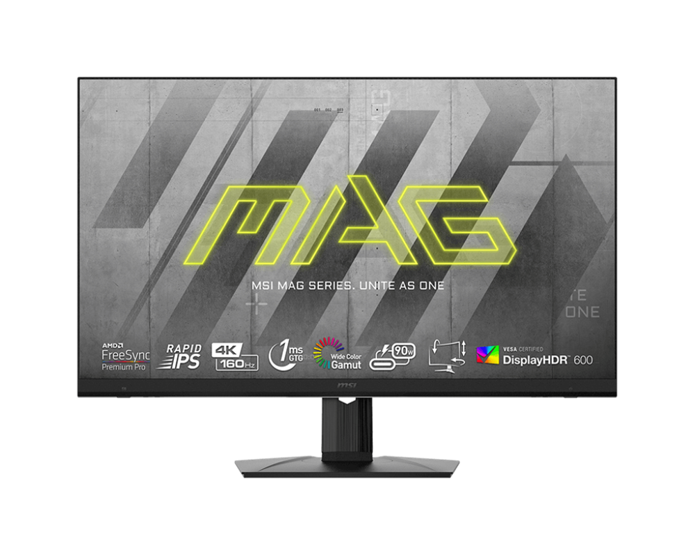 MSI 32" MAG 323UPF 4K UHD IPS 160Hz HDMI/DP/USB/USB-C fekete gamer monitor