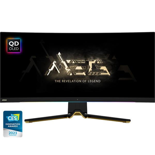 MSI 34" MEG 342C UWQHD QD-OLED 175H HDMI/DP/USB-C fekete ívelt gamer monitor