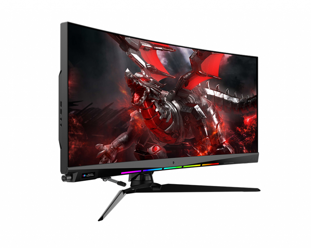 MSI 37,5" Optix MEG381CQR Plus UWQHD+ IPS 175Hz DP/HDMI/USB ívelt gamer monitor