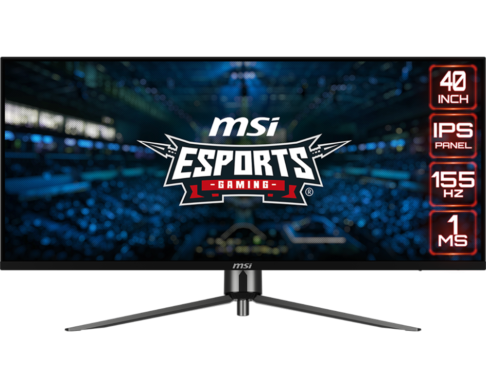MSI 40" MAG401QR WQHD IPS 155Hz 2xHDMI/DP/USB-C fekete HDR gamer monitor
