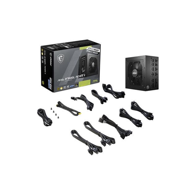 MSI 750W 80+ Gold moduláris tápegység