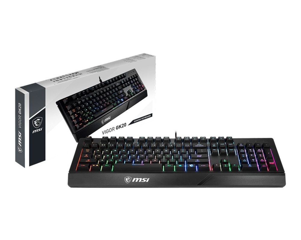 MSI ACCY VIGOR GK20 Gaming membrane Keyboard, Hun