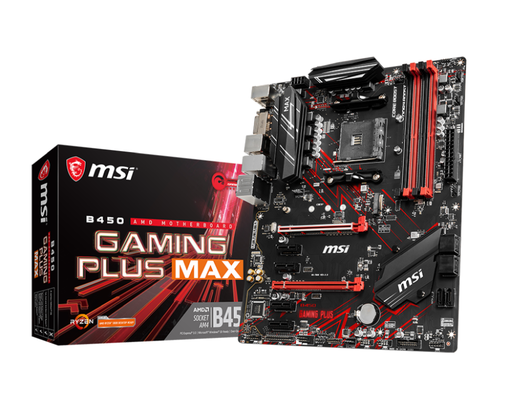 MSI B450 GAMING PLUS MAX AMD B450 AM4 ATX alaplap