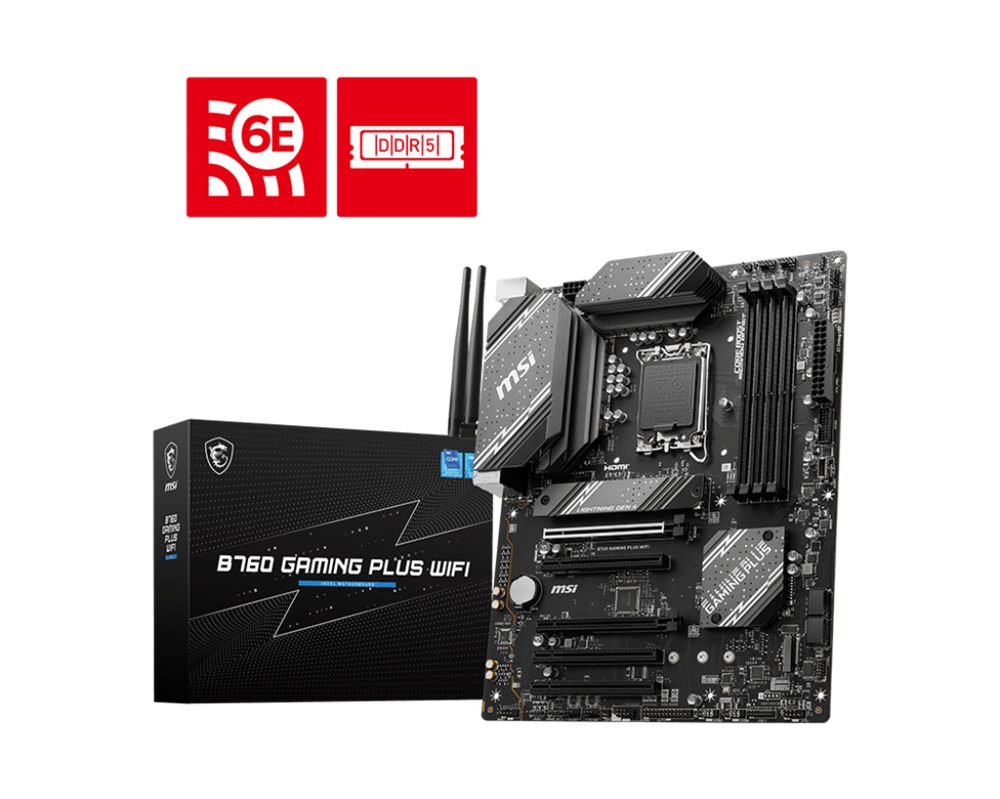 MSI B760 GAMING PLUS WIFI Intel B760 LGA1700 ATX alaplap