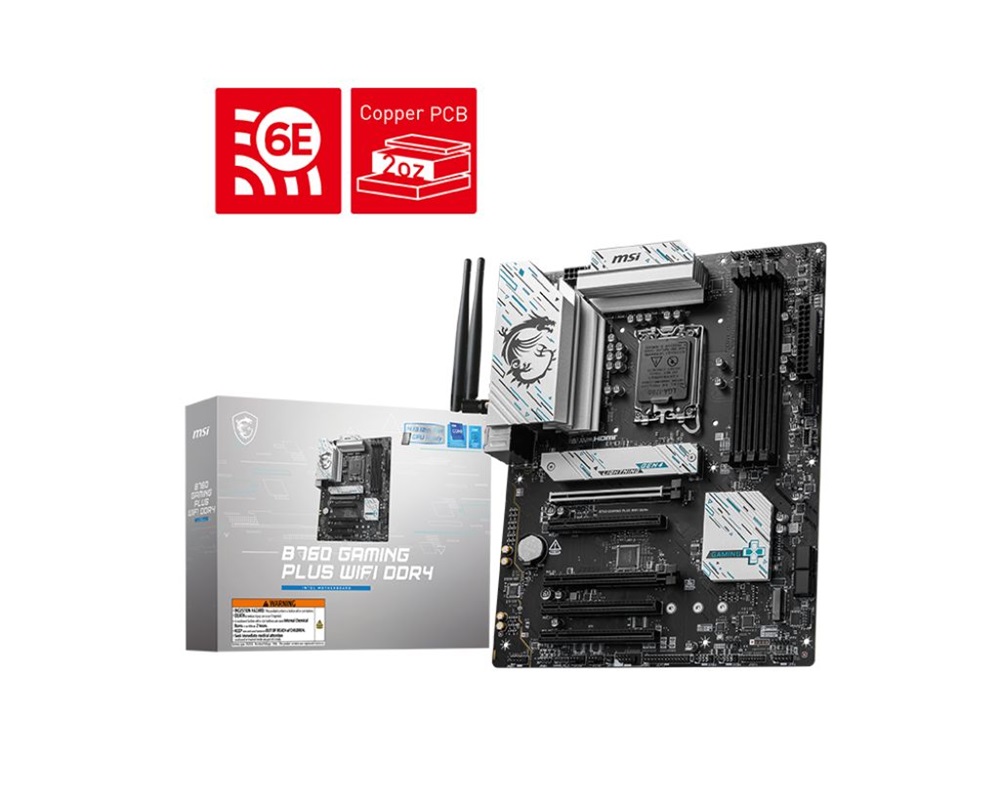 MSI B760 GAMING PLUS Wi-Fi Intel B760 LGA1700 ATX alaplap