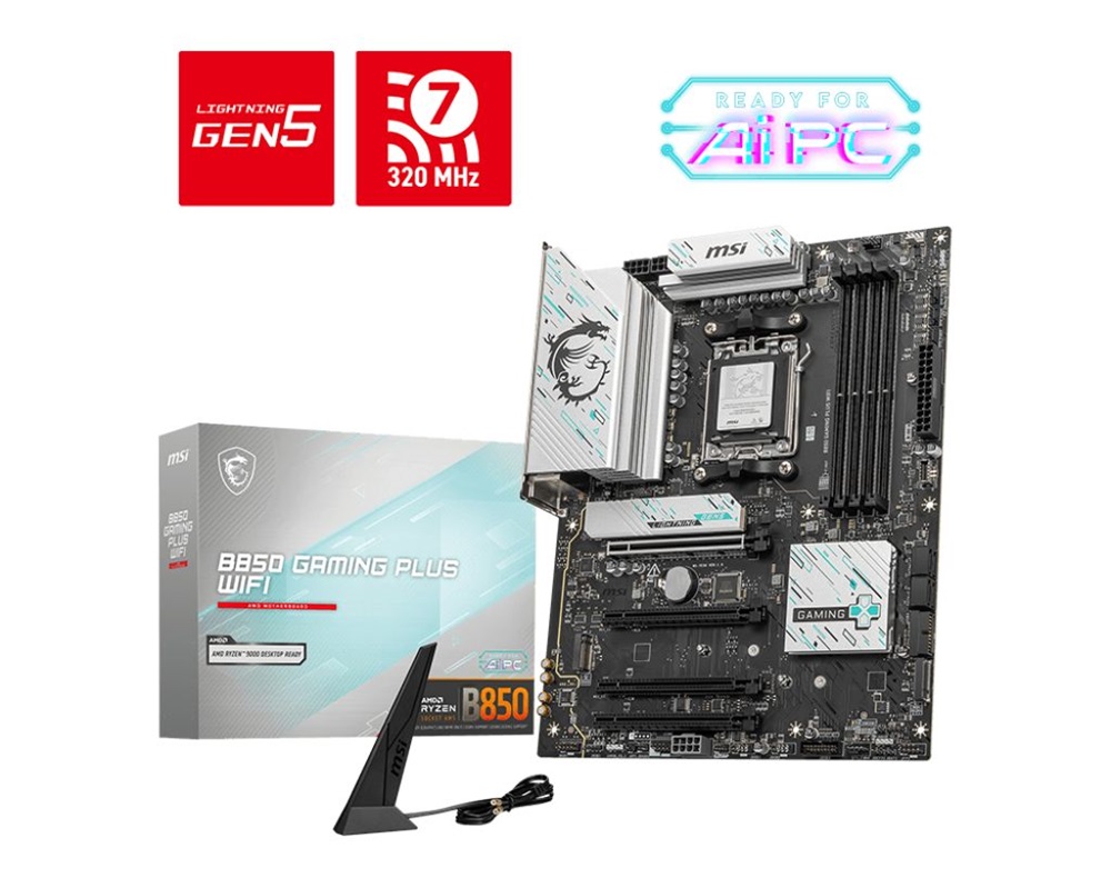 MSI B850 GAMING PLUS WIFI AMD B850 AM5 ATX alaplap