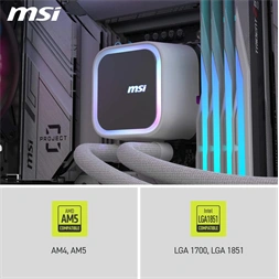 MSI Coreliquid A13 240 fehér vízhűtéses processzor hűtő