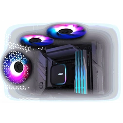 MSI Coreliquid A13 240 fekete vízhűtéses processzor hűtő
