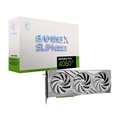 MSI GeForce RTX 4060 Ti GAMING X SLIM WHITE 16G nVidia 16GB GDDR6 128bit PCIe videókártya
