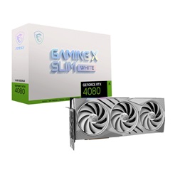 MSI GeForce RTX 4080 16GB GAMING X SLIM WHITE nVidia 16GB GDDR6X 256bit PCIe videókártya