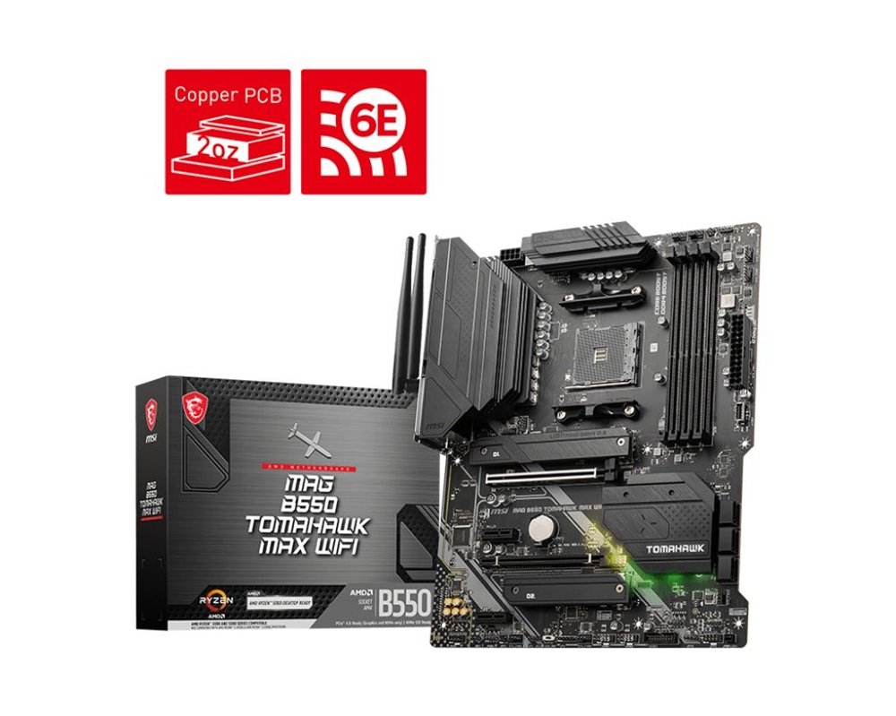 MSI MAG B550 TOMAHAWK MAX WIFI AMD B550 AM4 ATX alaplap